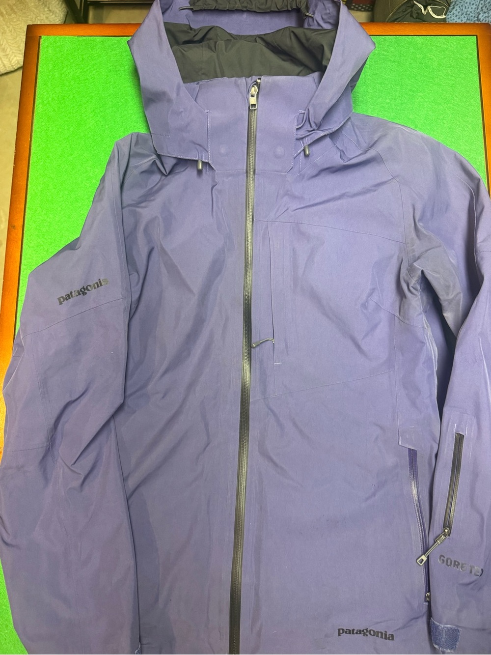 Patagonia Women's Violet Waterproof Hooded Ski Jacket